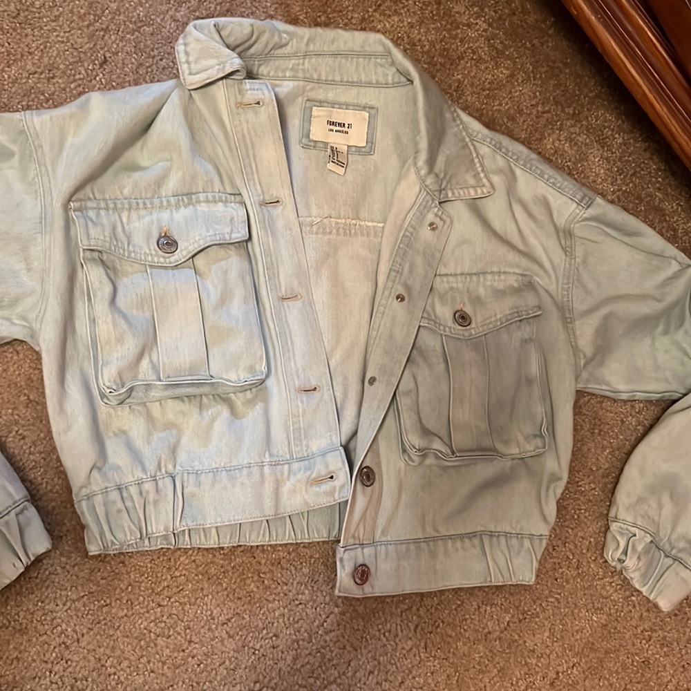 Cropped Jean Jacket